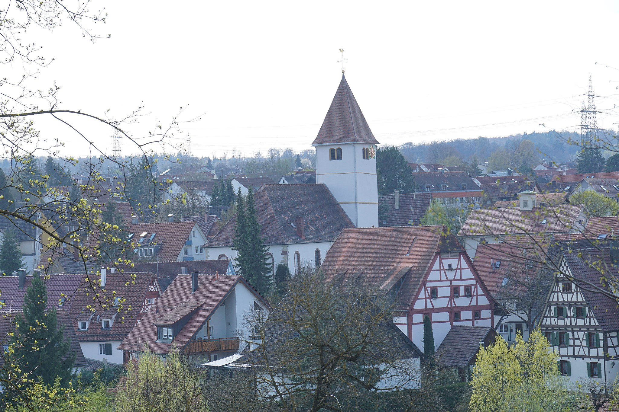 Ansicht von Darmsheim, illustrativ